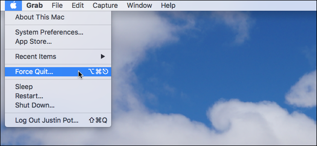 Macos force quit app running in background images